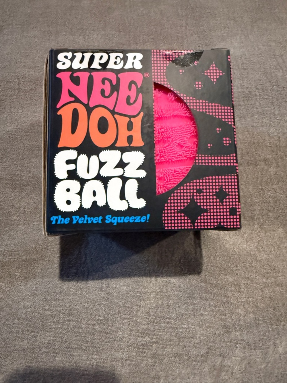 NEW nee doh Super Fuzz Ball - Pink